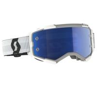 Scott fury goggle white blue screen