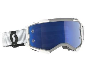 Scott fury goggle white blue screen