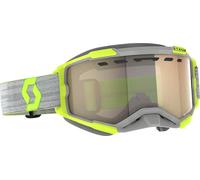 Scott Fury Light Sensitive Occhiali da neve grigi/gialli, grigio-giallo per maschi