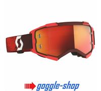 Scott Fury Motocross MX Occhiali Cromata Works Lente a Specchio Strappare MTB