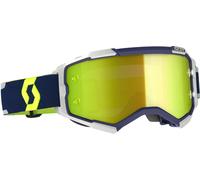 Scott Fury Occhiali Motocross blu/grigio, blu