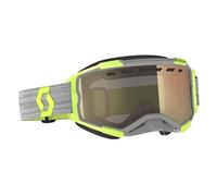 Scott Fury Snow Cross Light Sensitive Grey/Yellow Occhiali di Protezione (Yellow/Grey,One Size)