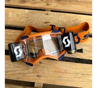 Scott FURY Wfs Scivolamenti Motocross MX Enduro Occhiali - Arancione/Grigio