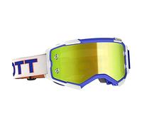 Scott Fury 1029289 S22, occhiali a specchio Taglia unica male Bianco/Blu/Arancione Giallo A Specchio