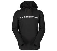 Scott No Shortcuts, felpa con cappuccio XL male Nero/Bianco