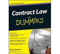 Scott J. Burnham Contract Law For Dummies (Tascabile)
