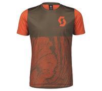 SCOTT Kinder Trail Vertic 10 Bikeshirt|SCOTT Trail Vertic 10 Kids Bike Shirt marrone