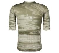 Scott Maglia A Maniche Corte Ultd. Sl Cotton White / Hay Green