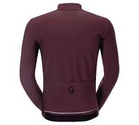 Scott Pro Warm Wb Long Sleeve Jersey Viola XL Uomo Cocoa Red / Black