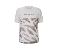 Scott - T-shirt leggero e stretch per MTB - Vertic LT SS Tee M Cotton White per Uomo in Poliestere Riciclato - Taglia XL - Bianco