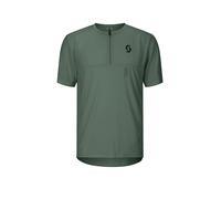 Scott - Tee Vertic Zip S/S - Maglietta da ciclismo L olivia