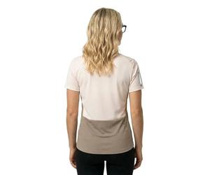 Scott Magliette A Maniche Corte Con Mezza Cerniera Vertic Cotton White / Toast Beige