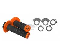 SCOTT MANOPOLE SXII 2T /4T LOCK ON NERO ARANCIO MOTO ENDURO CROSS DOPPIA DENSITA