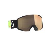 Scott - Maschera da sci fotocromatica - Shield LS Black/Neon Yellow AMP LS Bronze Chrome S1-3 - Giallo