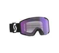 Scott - Maschera da sci fotocromatica - Shield LS Mineral Black/White AMP LS Blue Chrome S2-4 - Nero