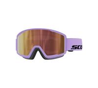 Scott - Maschera da sci fotocromatica - Trace Pro Compact Light Sensitive Sherbet Purple/Black AMP LS Cinnamon Chrome S1-3 in Silicone - Viola
