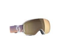 Scott - Maschera da sci - Lcg Compact Ls White / Soft Pink / Light Sensitive Bronze Chrome - Rosa