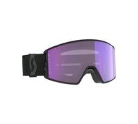 Scott - Maschera da sci - React LS Mineral Black AMP LS Blue Chrome S2-4 - Nero