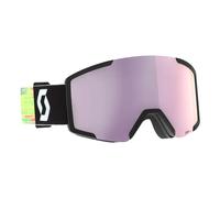 Scott - Maschera da sci - Shield Black/Neon Yellow AMP Lavender Chrome S3 - Giallo