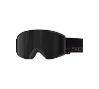 Scott - Maschera da sci - Shield Black/Fog Grey AMP Black Chrome S3 - Nero