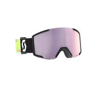 Scott - Maschera da sci - Shield Black/Neon Yellow AMP Lavender Chrome S3 - Giallo