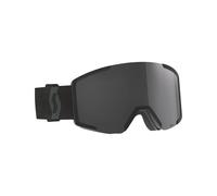 Scott - Maschera da sci - Shield + Extra Lens Mineral Black AMP Black Chrome S3 - Nero