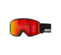 Scott - Maschera da sci - Trace Pro Black Red Chrome S3 in Silicone - Nero