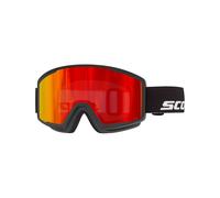 Scott - Maschera da sci - Trace Pro Compact Black Red Chrome S3 in Silicone - Nero
