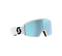 Scott - Masque de ski - Ambit Compact Mineral White/Black AMP Ice Chrome S2 in Silicone - Bianco