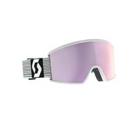 Scott - Masque de ski - Ambit White/Mint Green AMP Lavender Chrome S3 in Silicone - Bianco
