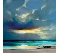 Scott Naismith AFWDC95662 - Stampa su tela West Coast Blues II, in cotone, multicolore, 3,20 x 40,00 x 40,00 cm