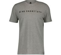 Scott No Shortcuts, maglietta S male Grigio Chiaro/Nero