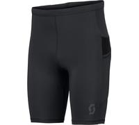 Scott - Pantaloncini stretch leggeri e traspiranti - Endurance Tech Tight Shorts M Black per Uomo in Poliestere Riciclato - Taglia M - Nero