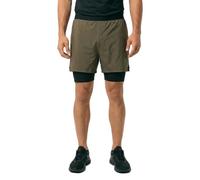 Scott - Short leggero ed elasticizzato da running - Endurance Tech Hybrid Shorts M Wood Grey Black per Uomo - Taglia L - Grigio