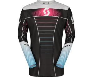 Scott Podium Pro Blue Maglia da motocross, blu/rosa, Taglia S