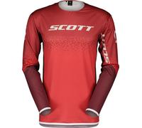 Scott Podium Pro Maglia Motocross Rosso/Grigio, grigio-rosso, taglia XL per maschi