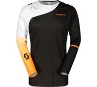Scott Podium Pro S25, maglia S male Nero/Arancione/Bianco