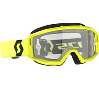 Scott Primal Clear Occhiali da motocross, nero-giallo per maschi