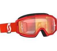 Scott Primal Occhiali da motocross, bianco-rosso per maschi