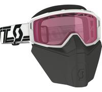Scott Primal Safari Facemask Occhiali da neve neri/bianchi, nero-bianco per maschi
