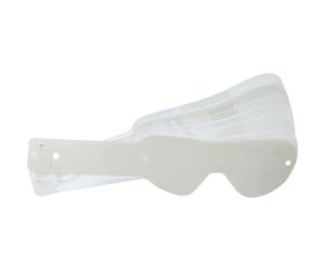 Scott Recoil/Recoil Xi/80S Works Tear Off 10 Pack Tear off, trasparente per maschi