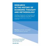 Scott Scheall Research in the History of Economic Thought and (Copertina rigida)