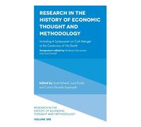 Scott Scheall Research in the History of Economic Thought and (Copertina rigida)