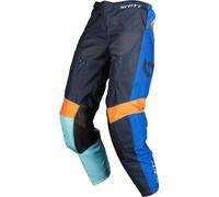 Scott 350 Race Evo 2023 Pantaloni Motocross, blu-arancione, taglia 28 per maschi