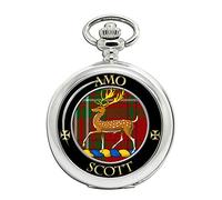 Scott Scottish Clan Crest Full Hunter Orologio da tasca
