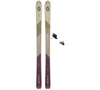 Scott Set Pure Free 90Ti W: sci da scialpinismo+attacco 168 cm Brown/Dark Red woman