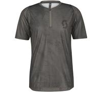 scott Shirt M's Trail Vertic Zip SS Dk Grey/Blck L
