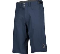 Scott - Short da MTB idrorepellente - Trail Flow W/Pad Shorts M Dark Blue per Uomo in Pelle - Taglia M - Blu navy
