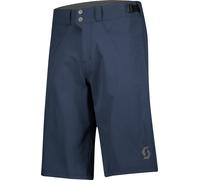 Scott - Shorts da MTB idrorepellente - Trail Flow W/Pad M Short Dark Blue per Uomo in Pelle - Taglia XL - Blu navy Blu navy XL