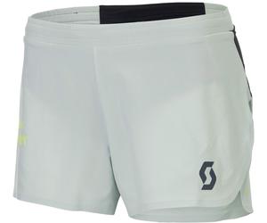 Scott - Short traspirante leggero - RC Run Split Shorts W Spray Grey per Donne in Poliestere Riciclato - Taglia L - Grigio